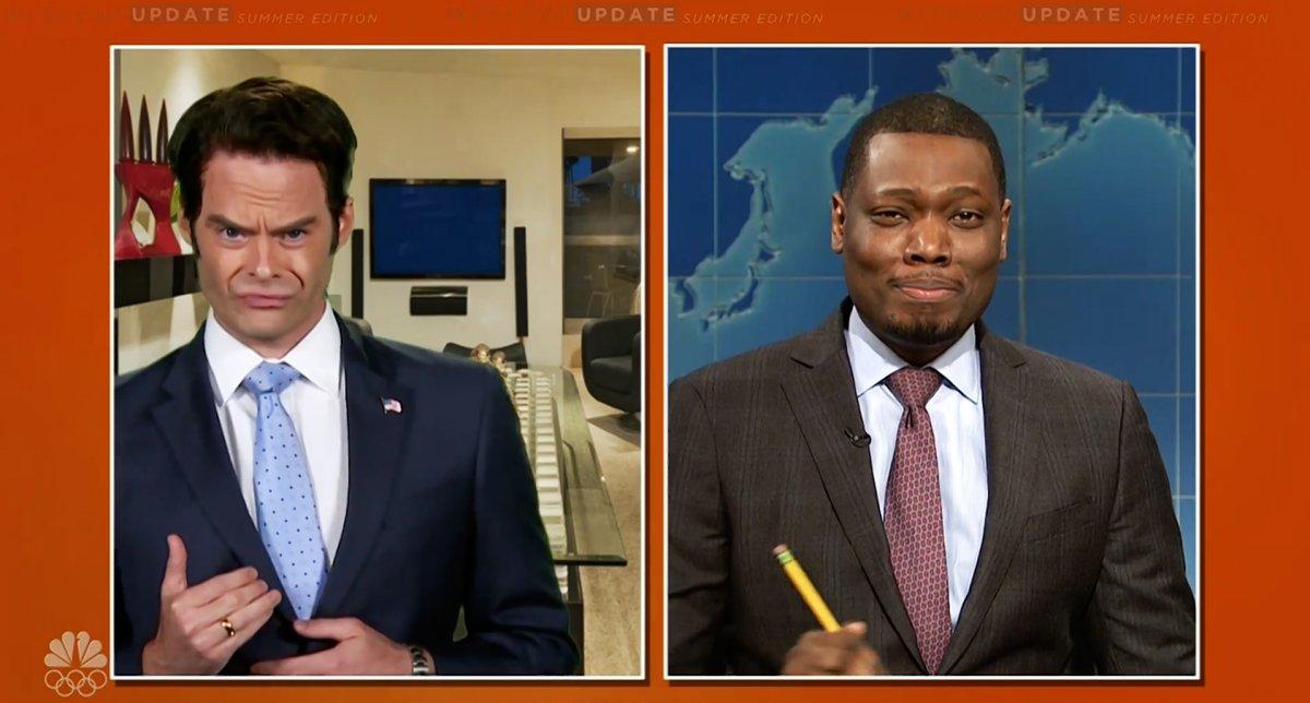 Bill Hader appeared as Anthony Scaramucci on the first summer episode of “Saturday Night Live Weekend Update.”