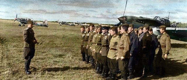 "Ожившие" фото времен Великой Отечественной войны (18 фото) Великая Отечественная Война, СССР, война, родина