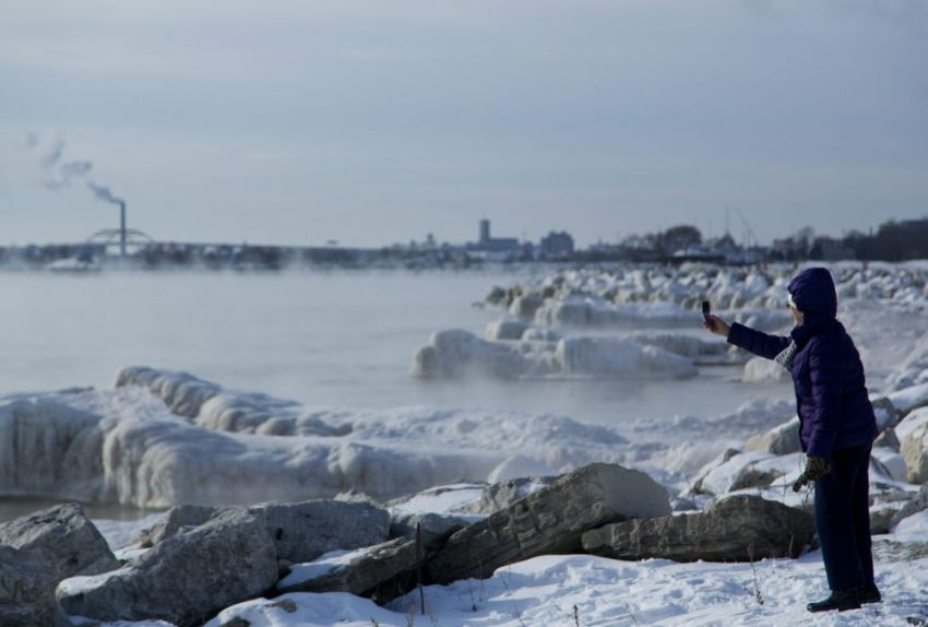 интересное, фотографии, США, заморозки