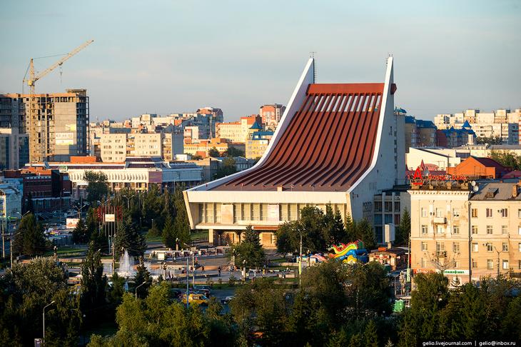 Омску 300 лет. Виды города с высоты