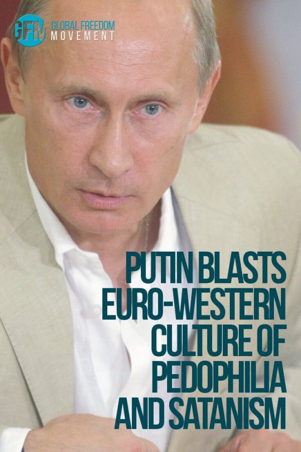 Путин взрывает евро-западную культуру педофилии и сатанизма