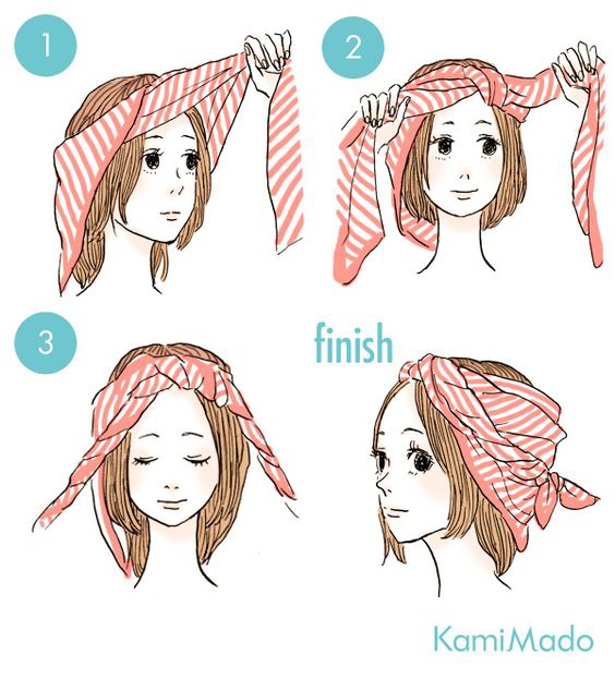 Платок наоборот DIY