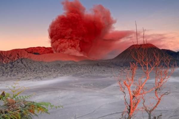 вулкан, природа, Индонезия