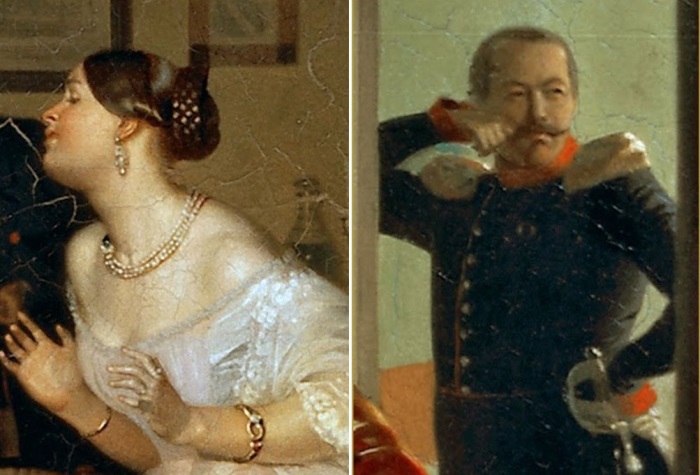 П. Федотов. Сватовство майора, 1848. Фрагменты | Фото: art-portrets.ru П. Федотов. Сватовство майора, 1848. Фрагменты | Фото: art-portrets.ru