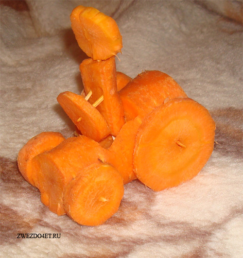 Поделки из моркови простые