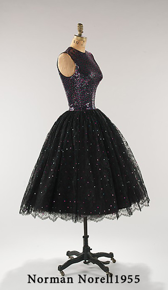 ретро платье Norman Norell 1955