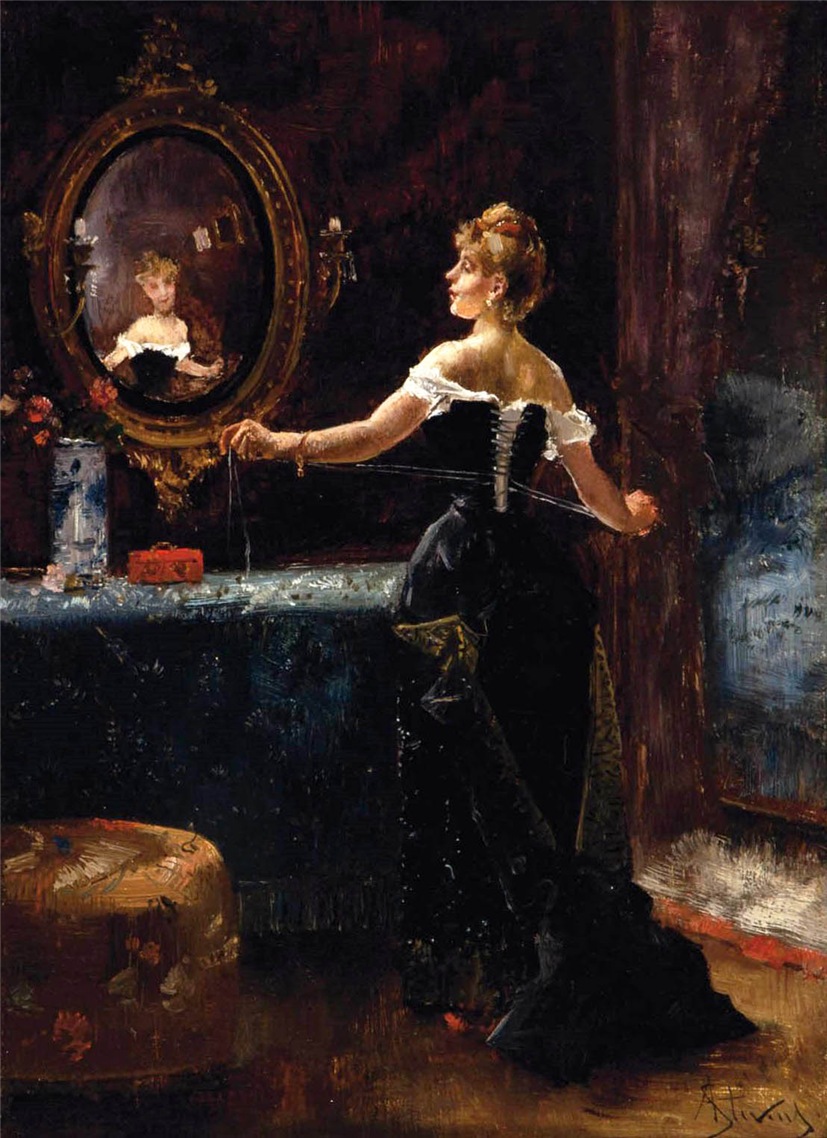 Альфред Стивенс и его картины по женской тематике