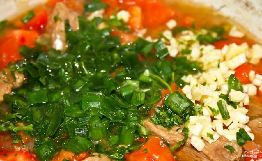 Рецепт лобио с мясом пошагово