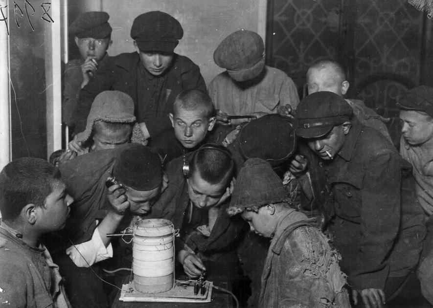 Советские беспризорники 1920-х годов