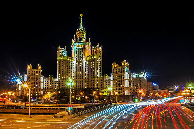 Огни ночной Москвы Огни ночной Москвы перед Новым годом!