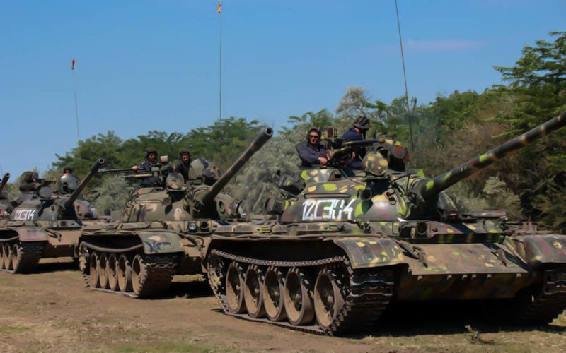 Румынские Т-55 на учениях, 2018 год (477768.livejournal.com)