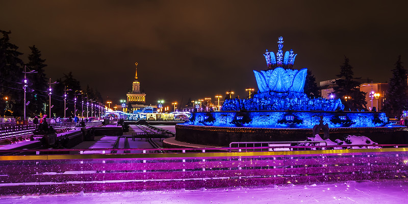 Огни ночной Москвы перед Новым годом! Огни ночной Москвы перед Новым годом!