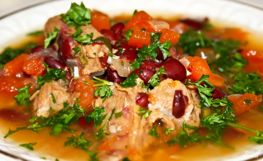 Грузинская кухня лобио с пошагово Грузинская кухня лобио с пошагово