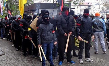"Right Sector" declares war on the Jews in Odessa «Правый Сектор» объявляет войну евреям в Одессе