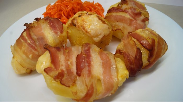 Невероятно вкусный, сочный и ароматный картофель в беконе. \ Фото: google.ru. Невероятно вкусный, сочный и ароматный картофель в беконе. \ Фото: google.ru.