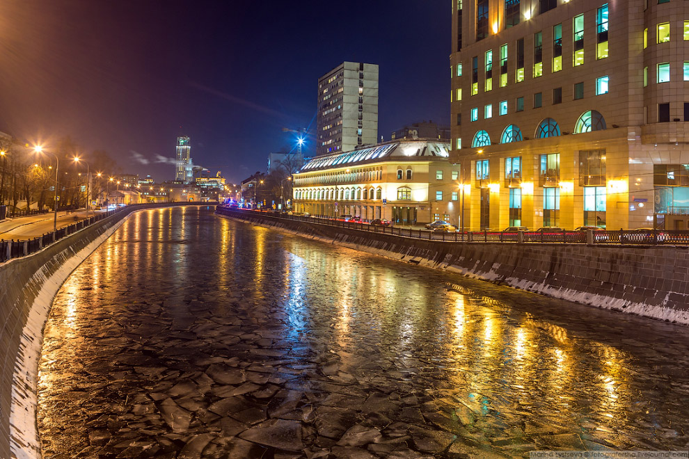 Прогулка по ледяной Москве