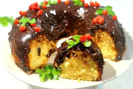 Фото к рецепту: Творожный кекс