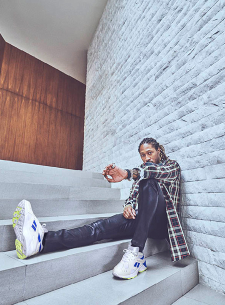 Future в кроссовках Reebok Aztrek'93