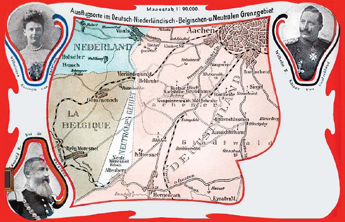 Почтовая открытка из Мореснета, около 1900 г. Почтовая открытка из Мореснета, около 1900 г.