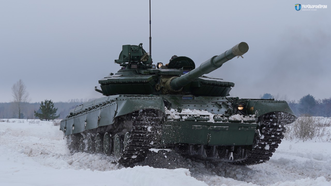 Украинский модернизированный танк Т-64Б образца 2017 года