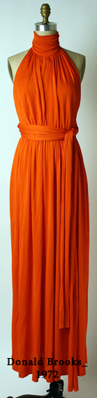 ретро платье американская пройма Donald Brooks 1972
