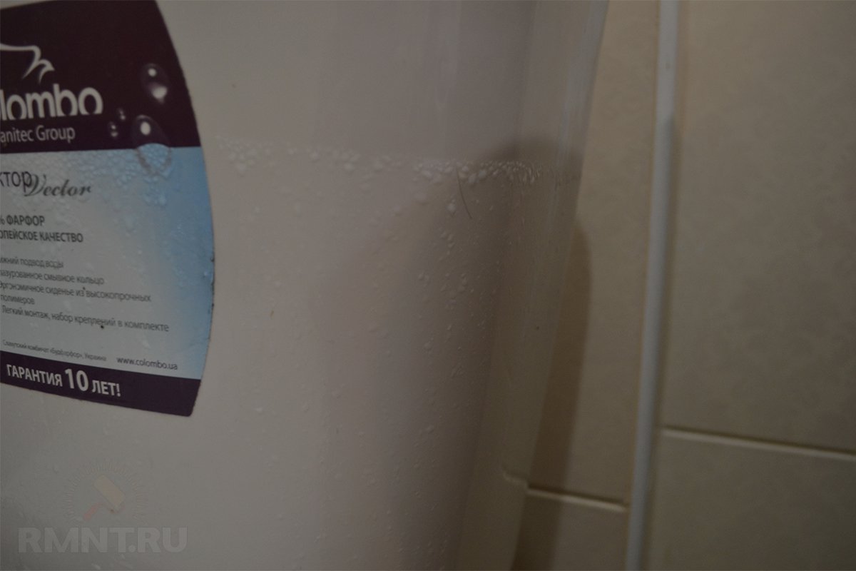 Как избавиться от конденсата на бачке унитаза