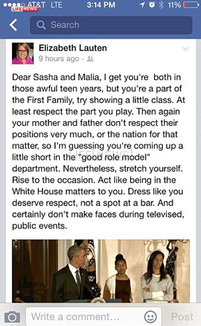 Стиль одежды Саши и Малии Обамы назвали очень плохим 
