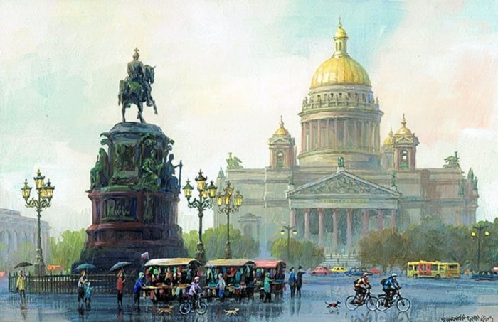 работы Александра Чена – 05 КИТАЙСКИЙ ХУДОЖНИК ALEXANDER CHEN. ГОРОДА МИРА