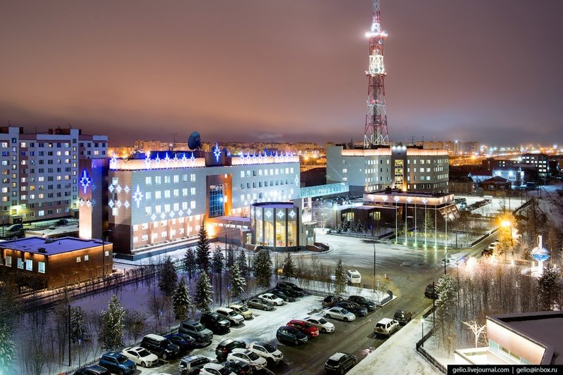 Новый Уренгой с высоты: газовая столица России Новый Уренгой с высоты: газовая столица России путешествия, факты, фото