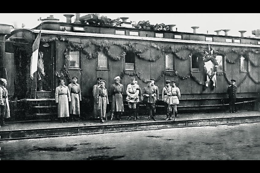 Штабной вагон генерала Мориса Жанена.Омск 1918-1919 гг. Cлова Александра Колчака стали пророческими: "Продадут меня эти союзнички..."