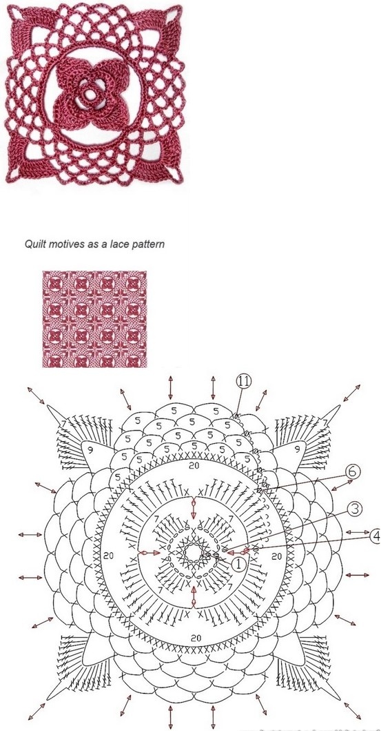 Crochet motif