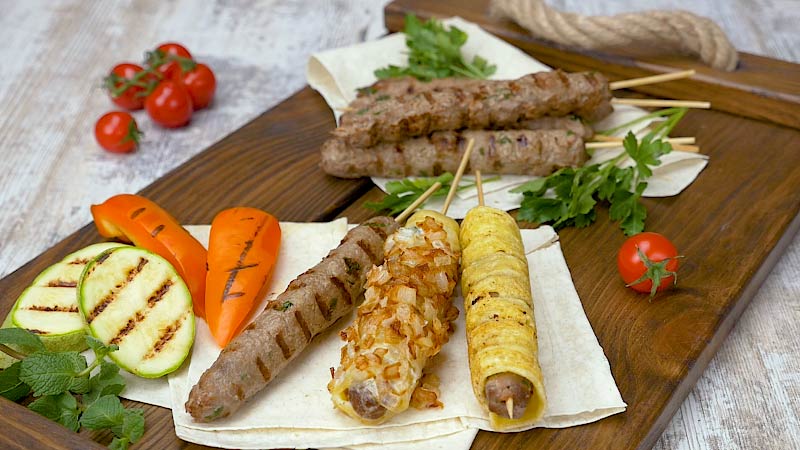 люля-кебаб на сковороде