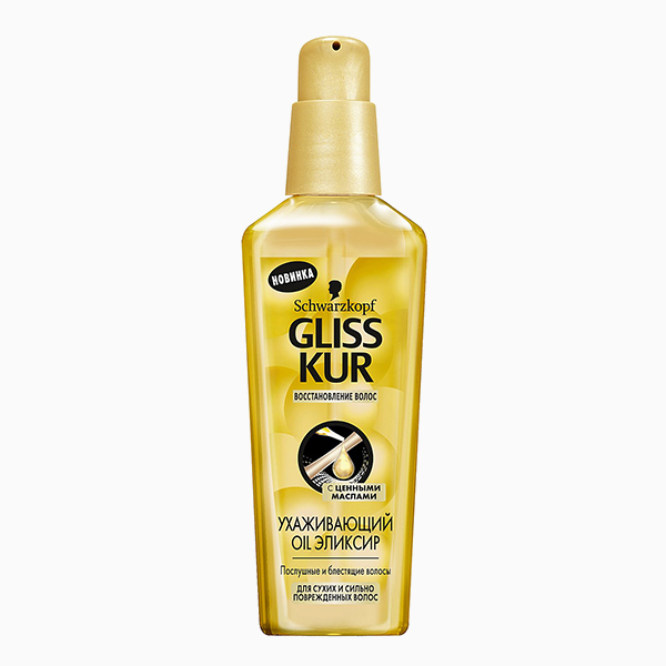 Масло для волос Gliss Kur «Ухаживающий Oil Эликсир»  10 средств для красоты волос
