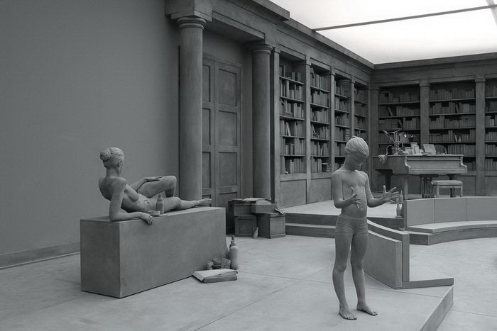 Монохромные скульптуры Hans Op de Beeck