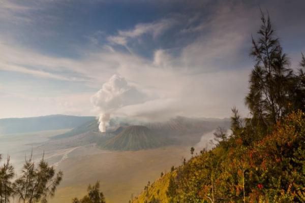 вулкан, природа, Индонезия