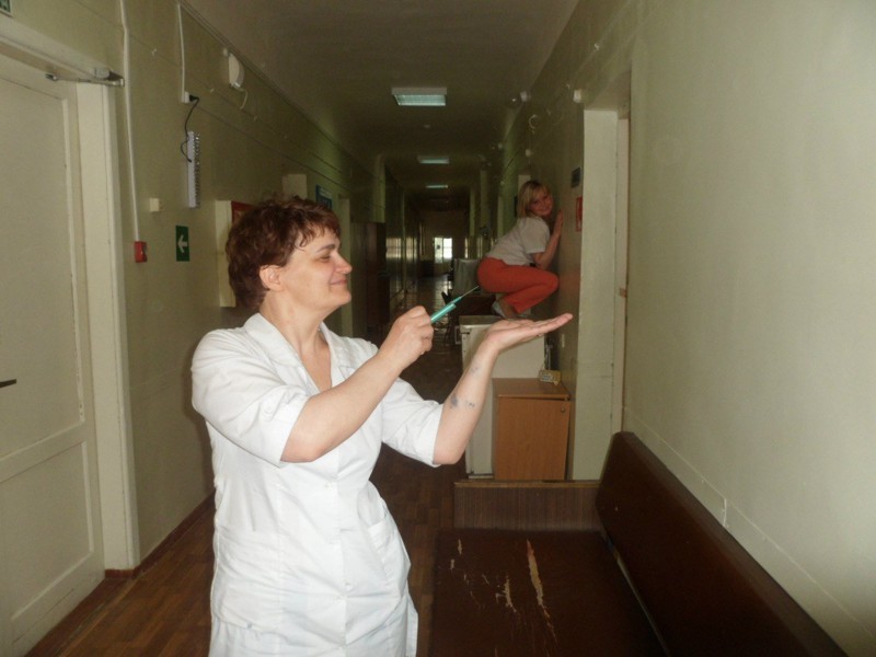 Когда тебе в больнице скучно Когда тебе в больнице скучно больница, прикол, россия, смешно, фото