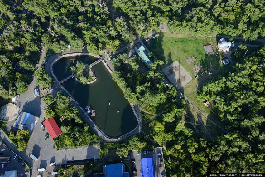 Барнаул, высота, вертолет, достопримечательности