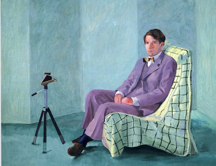 Питер Шлезингер. Автор: David Hockney. Питер Шлезингер. Автор: David Hockney.