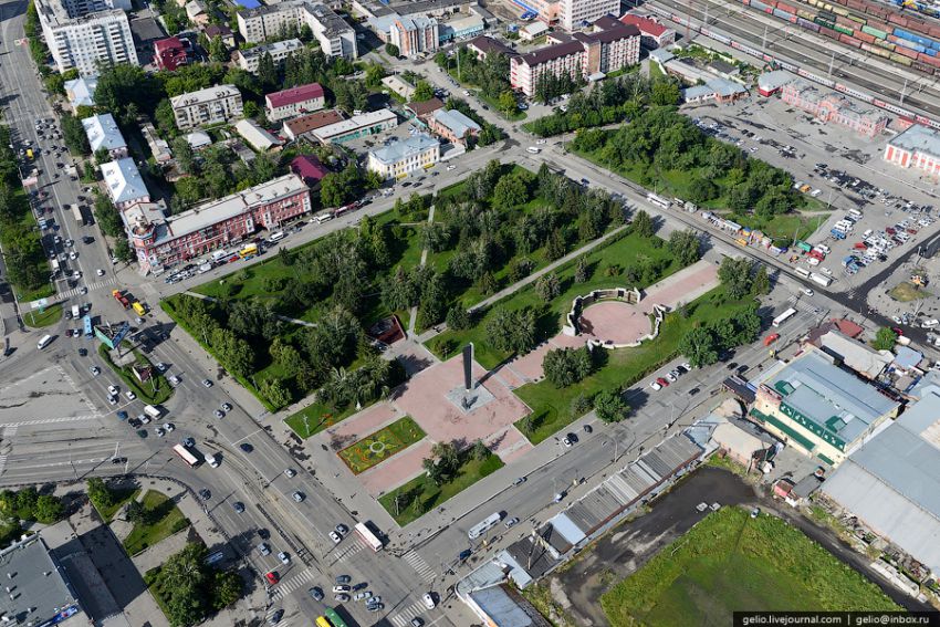 Барнаул, высота, вертолет, достопримечательности