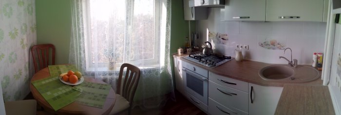 Кухня-яблочко 7,5 кв м Кухня-яблочко 7,5 кв м