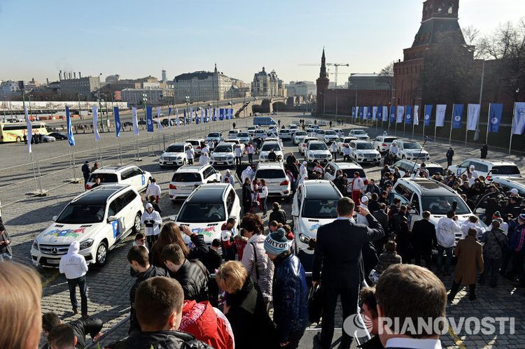 авто, сочи, олимпиада, mercedes-benz, подарок