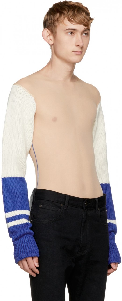 Голый свитер от Calvin Klein