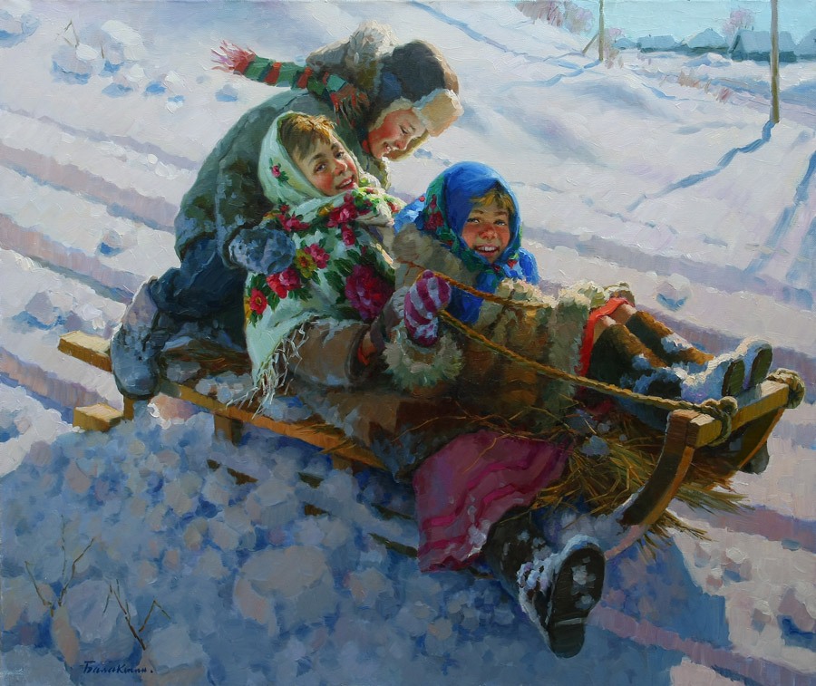 Зимние забавы.