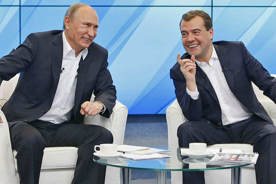 Putin-Laugh-Medved Putin-Laugh-Medved