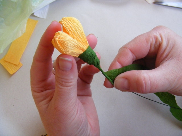 Рукоделие цветы из бумаги крокусы
