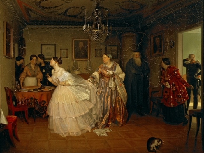 П. Федотов. Сватовство майора, 1848 | Фото: art-portrets.ru П. Федотов. Сватовство майора, 1848 | Фото: art-portrets.ru