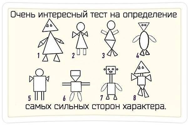 Тест: Определите сильные стороны вашего характера  человечки, характер, тест
