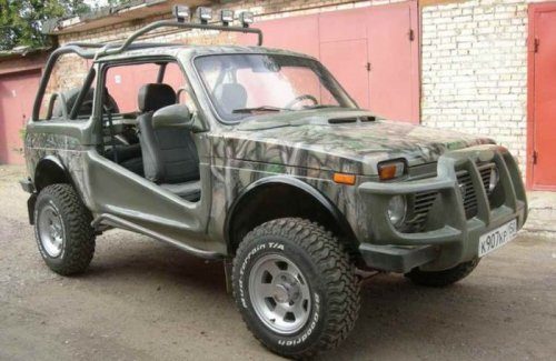 Невероятный тюнинг автомобиля "Нива" Невероятный тюнинг автомобиля "Нива"