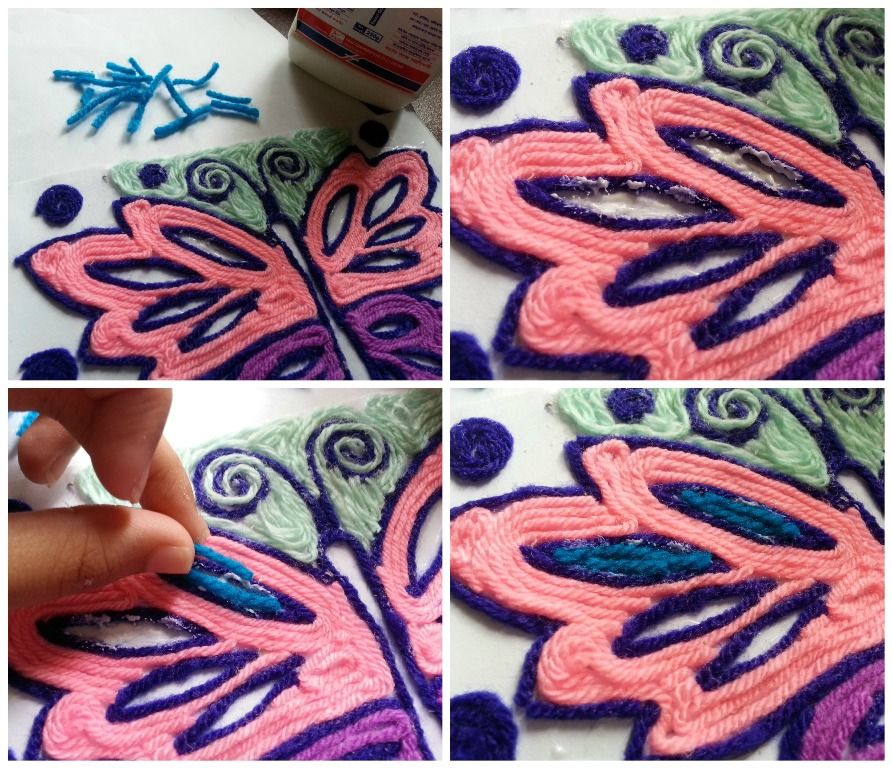 Картины из пряжи своими руками