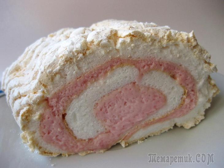 Белковый рулет (меренга) Белковый рулет (меренга)